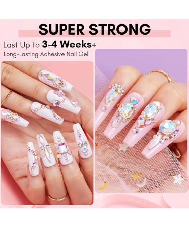 Makartt Nail Rhinestone Glue Gel Kit 15g - Super Adhesive Gel for Nail Crystals & Rhinestones - Buy Online on GoSupps.com