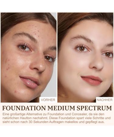 P-Beauty Lot de 3 s rums de protection solaire SPF 50 avec effet fond de teint cr me solaire tonifiante pour le visage couvrance moyenne hydratant et anti- ge avec protection UVA UVB maquillage - Buy Online on GoSupps.com