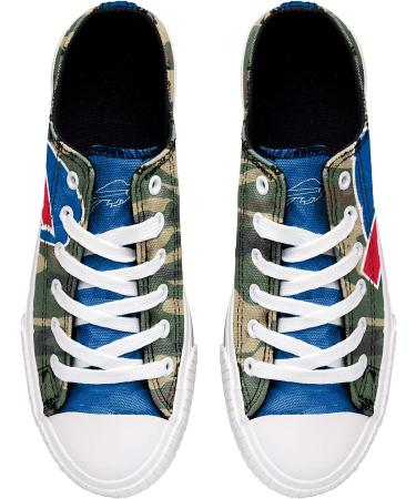 FOCO Women's NFL Camo Low Top Canvas Sneakers Shoes 9 - Camo | Officially Licensed NFL Merchandise - Buy Online on GoSupps.com