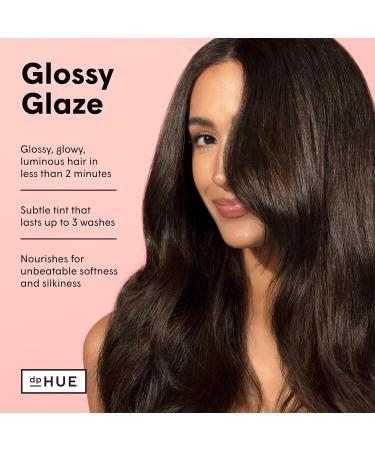 dpHUE Glossy Glaze Dark Brown - 4 fl oz | In-Shower Conditioning Glaze for Luminous Shine | Paraben & Sulfate Free | Leaping Bunny Certified - Buy Online on GoSupps.com