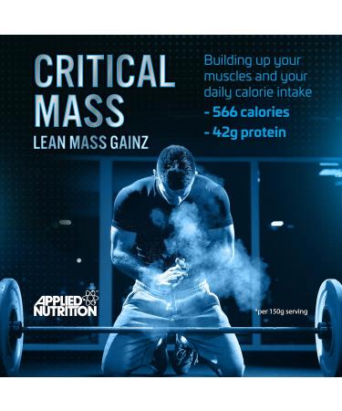 Applied Nutrition Critical Mass Professional 2.4kg Vanilla - High Calorie Weight Gainer for Lean Mass - 16 Servings - Buy Online on GoSupps.com