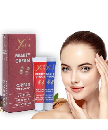 Yana Beauty Face Cream & Moisturiser for Men & Women For Dull Dry & Oily Skin Whitening Lightening & Brightening for Full Body Including Dark Underarms & Private Parts 30g