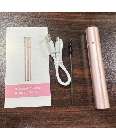ZJchao Electric Eyebrow for Women LED Light Removable Quick Shaping Long Lasting Cleanliness Quick Cleaning with Running Water PINK Pink - Buy Online on GoSupps.com