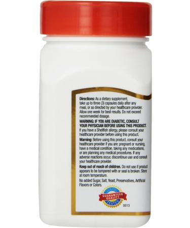 21st Century Glucosamine Relief 500 mg - 60 Easy to Swallow Capsules for Joint Health - Buy Online on GoSupps.com