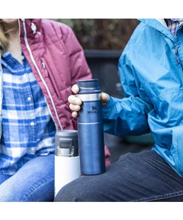 Stanley 16oz Trigger-Action Travel Mug | Hammertone Green - Buy Online on GoSupps.com