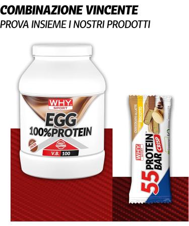 WHY SPORT EGG Protein Powder - 100% Lactose-Free Egg Albumin - Cocoa Flavor - 750g - Premium International Shipping - Buy Online on GoSupps.com