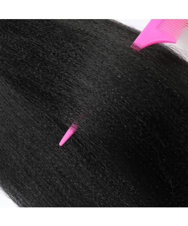 Xusuperb Pre-Stretched Braiding Hair 1B Black - 26 Inch EZ Braids Extensions (6 Packs) | Soft Yaki-Texture Kanekalon Hair for Braiding - Buy Online on GoSupps.com