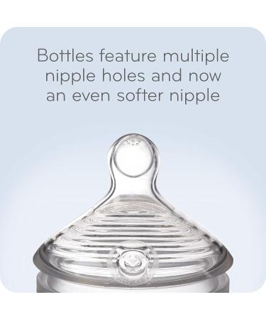 NUK Simply Natural Baby Bottles 2-Pack, 9 oz & 5 oz (Colors Vary) - Buy Online on GoSupps.com