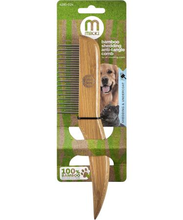 Mikki 6280024 Bamboo File Filters for Dogs & Cats | Eco-Friendly Fur Grooming Tool for All Fur Lengths - 48g - Buy Online on GoSupps.com