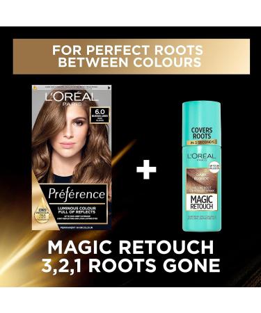L'Or al Paris Luminous Colour Permanent Hair Dye 6.0 Buenos Aires Dark Blonde - 100% Grey Coverage, Long-lasting Radiance - For All Hair Types - Preference 1 Application - Buy Online on GoSupps.com