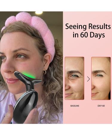 LITOAPH Neck Beauty Deviice Microcurrent Facial Device Face Lift Device (White) (Three Modes Black) Three Modes Black - Buy Online on GoSupps.com