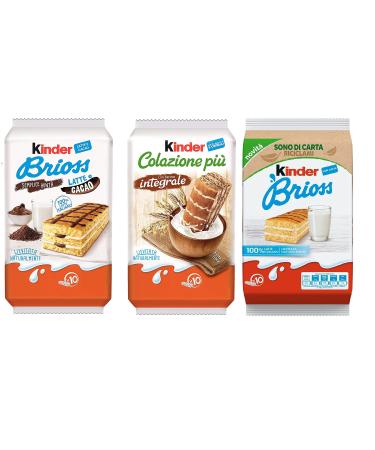 Trial package children Ferrero Brioss with milkwhole wheat cocoa brioche snack 30 x 27 gr