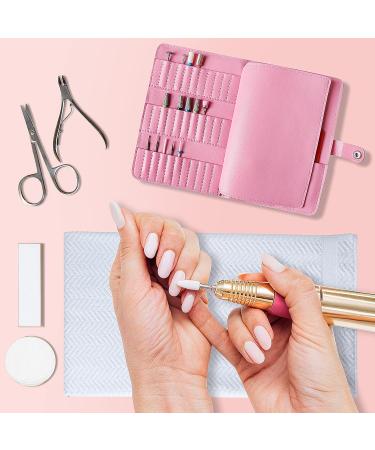 Nail Drill Bit Holder Organizer 33 Holes Nail Drill Bit Holder Wallet Storage Bag for Manicure Tools Efile Nail Grinding Bits Display Portable for Travel or Home (HJ-ZP013-Black) - Buy Online on GoSupps.com