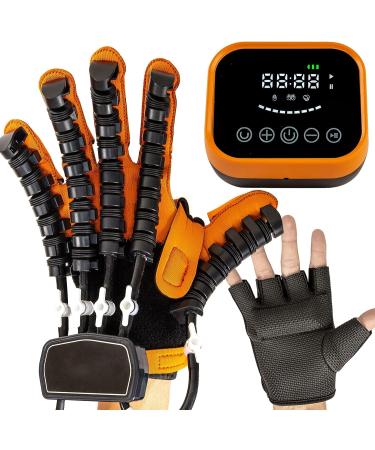 Finger Rehabilitation Gloves Fingers Strength Training Device for Hemiplegia Cerebral Palsy Equipment for Senior & Arthritis Relieve Wrist Pain Mirror Mode for Relief Cramps