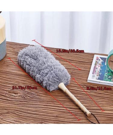 Set Duster Household Car with Fiber Duster Electrostatic Duster Sweeping Can Not Shed Hair Car Brush Housework Cleaning Tool Handle Dusters Brushes - Buy Online on GoSupps.com
