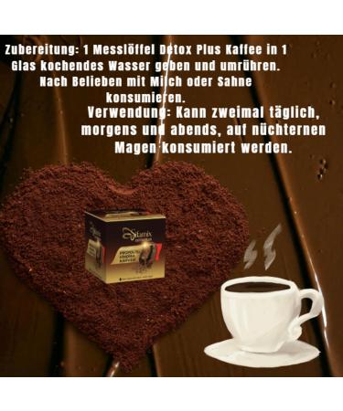 Premium Vegan Detox Coffee - Chicory & Propolis - Dietary Detox - Promotes Weight Loss - Healthy & 100% Natural - Increases E - Buy Online on GoSupps.com