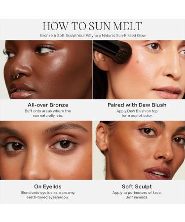 Saie Sun Melt Bronzer Cr me Bronzante Modulable Visage Finition Velout e - Buy Online on GoSupps.com