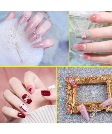 SHIYUAN 400Pcs Nail Charms 3D Nail Charms in Various Styles and Shapes Nail Art Gems Suitable for Manicure and DIY Creative Jewelry - Buy Online on GoSupps.com