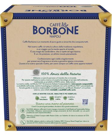  CAFF BORBONE Caff Borbone ESE 44 Mixed Paper Coffee Pods Red Blue Gold Black 300 Pods to Choose From - Buy Online on GoSupps.com