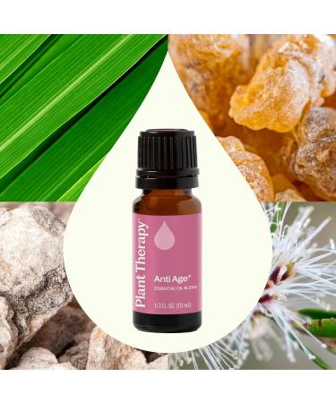 Plant Therapy Anti Age Essential Oil Blend 10 mL (1/3 oz) 100% Pure Undiluted for Fine Lines Wrinkles and Elasticity 0.33 Fl Oz (Pack of 1) - Buy Online on GoSupps.com