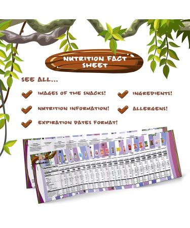 Maxi International Snack Box: Rainforest Themed Variety Pack of Unique Turkish Treats - 20 Full-Size Exotic Foreign Snacks for Gifting - Buy Online on GoSupps.com