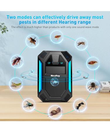 NexKey Upgraded Version Ultrasonic Pest & Insect Repeller Ultrasonic Repellent for Roach Electronic Plug in Pest Control 2 Mode Switching - Pack Of 6 - Buy Online on GoSupps.com