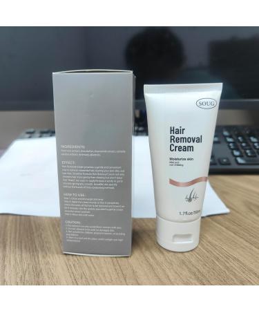 Hair Removal Cream for Women & Men - Painless Bikini Gel & Soothing Lotion for Unwanted Hair (3pcs) - International Shipping Available - Buy Online on GoSupps.com