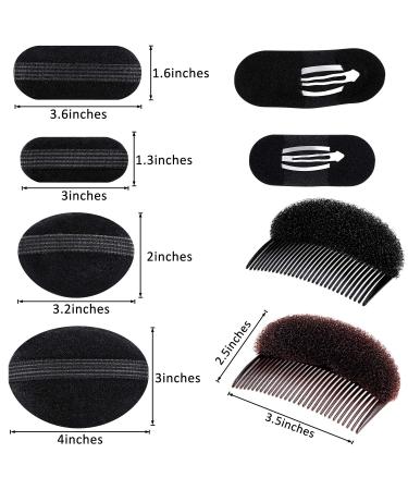 Bump It Up Volume Hair Base Set - 14 Piece Styling Insert & Braid Tool Kit for Women & Girls - Buy Online on GoSupps.com