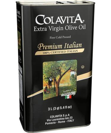Colavita Premium Italian Extra Virgin Olive Oil 101.4 fl. oz. - 1 Tin | High-Quality Olive Oil - Buy Online on GoSupps.com