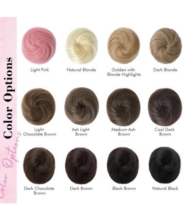 REECHO 2 PCS Mini Claw Clip in Messy & Cat Ears Hair Bun Extensions Wig Accessory Updo Hairpieces for Women Girls (Pack of 2-3" Straight Light Blonde) Pack of 2 - 3" Straight Light Blonde - Buy Online on GoSupps.com
