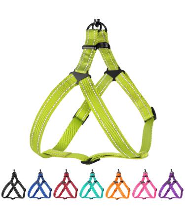 Collardirect Reflecting dog harness size S M L for walks outdoors adjustable for dogs puppies pink black red purple mint green orange blue L Lindgr n