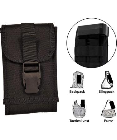 Clakit XL Smartphone StrapPack - Backpack Shoulder Strap Attachment (Black) | For Hikers, Travelers, Hunters, Students, Commuters - Buy Online on GoSupps.com