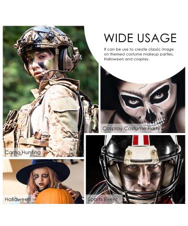 FREEORR 1PC Eye Black Stick - Sports Eye Stick for Baseball/Football - Black Face Paint for Halloween/Costume Parties - C-1 pack - Buy Online on GoSupps.com