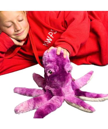 Deluxe Paws Plush Octopus Toy - Eco-Friendly & Soft | 100% Recycled Materials - Buy Online on GoSupps.com