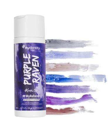 #mydentity MyRefresh Color Depositing Conditioner 6 oz | Temporary Hair Dye | Color Lasts up to 25 washes Purple Raven