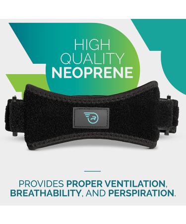 Patella Strap Knee Brace Support for Arthritis, ACL, Running - Best for Basketball, Meniscus Tear, Sports - Ideal for Hiking, Soccer, Volleyball & Squats - Pack of 1 Black - Buy Online on GoSupps.com