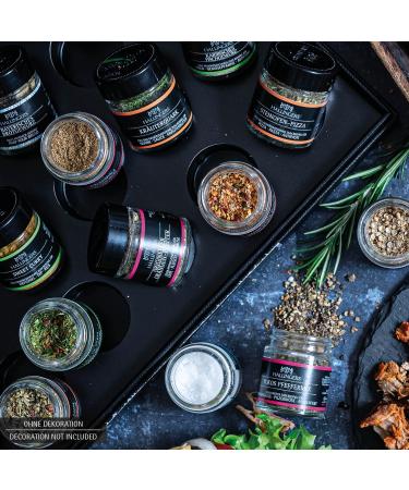 Hallingers BBQ Deluxe 24 Men's Spice Gift Set - Handmade International BBQ Spices | Perfect for Mother's Day & Father's Day Gifts - Buy Online on GoSupps.com