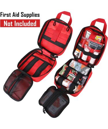 LIVANS Tactical First Aid Pouch - Molle EMT Kit with Red Cross Patch - Buy Online on GoSupps.com
