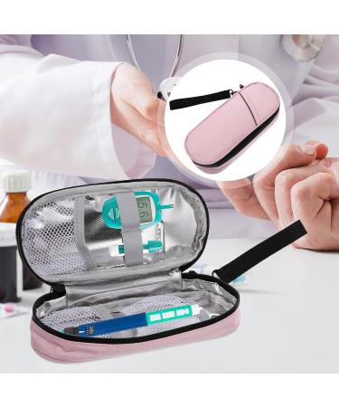 Healvian Insulin Cooler Travel Case - Portable Cooling Bag for Insulin Pen & Medication Supplies (Pink) - Buy Online on GoSupps.com