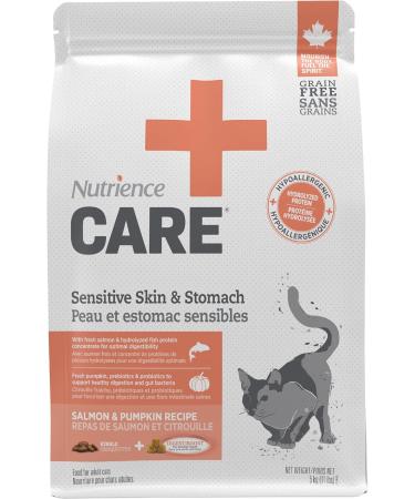 Nutrience Care Sensitive Skin & Stomach Hypoallergenic Dog Food Salmon & Pumpkin 10 kg (22 lb) Bag & Care Sensitive Skin & Stomach Hypoallergenic Cat Food Salmon & Pumpkin 5 kg (11 lb) Bag PET_FOOD + PET_FOOD - Buy Online on GoSupps.com