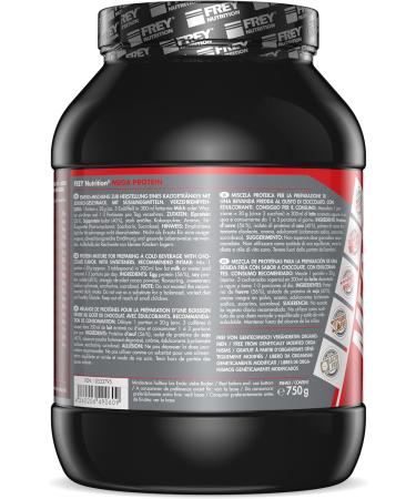 Frey Nutrition Mega Protein Chocolate Can - 750g High-Protein Supplement for Muscle Growth & Recovery - International Shipping Available - Buy Online on GoSupps.com
