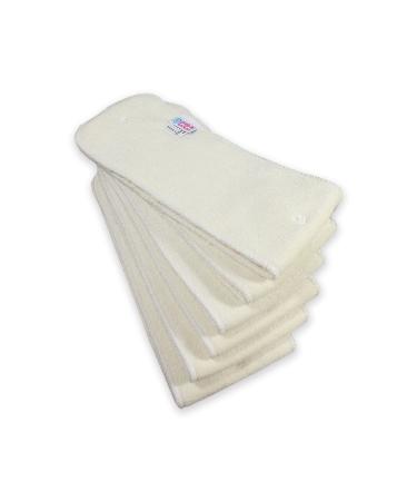 Petit lulu minimal diaper inserts |AI2 |EC diaper |Minimal fabric diaper |Diaper -free |Reusable and washable |Made in EU (pack of 6 pieces) 6 pieces (1 -pack)