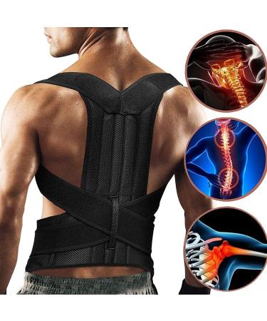 Posture Corrector Men Women Back Brace For Upper And Lower Full Back Support Straightener Waist Belts Support Provides Neck Back Shoulder Pain Relief Corrector (Size : 4XL) - Buy Online on GoSupps.com