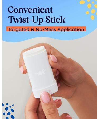 Natural Sunscreen Stick SPF 30 | Broad Spectrum Mineral Sunblock for Face & Sensitive Skin | Zinc Oxide 18% | Travel Size - Buy Online on GoSupps.com