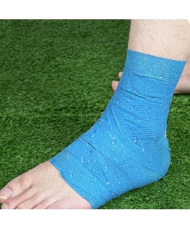 Anampion Self-Adhering Bandage - 12 Rolls (5cm x 4.5m) | Non-Woven Flexible & Adhesive - Ideal for Ankle Swelling Sports Injuries & Pets - Buy Now! - Buy Online on GoSupps.com