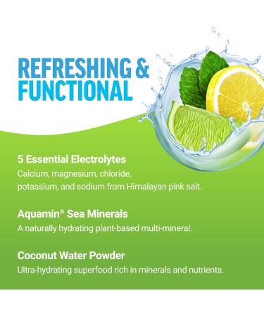 Bundle of FORCE FACTOR Liquid Labs Electrolytes Powder Hydration Packets to Make Electrolyte Water with 5 Vitamins Minerals and Antioxidants Lemon-Lime + Energy Fruit Punch Flavor 40 Stick Packs - Buy Online on GoSupps.com