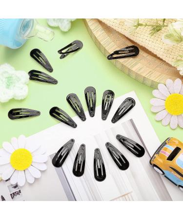 180 Pcs Black Snap Hair Clips - 1.2 Inch Metal Barrettes for Girls, Toddlers, Women - Salon Quality Hair Pins and Accessories - Buy Online on GoSupps.com