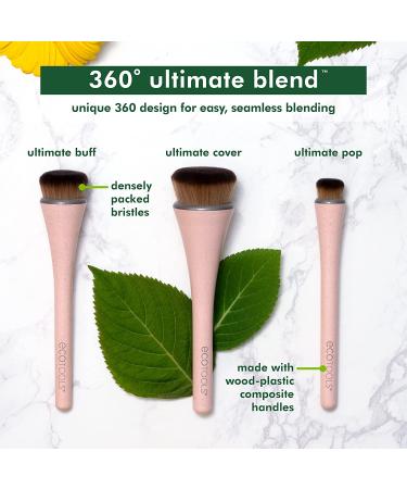 EcoTools 360 Ultimate Blend Kit | 3 Eco-Friendly Makeup Brushes for Flawless Application - Buy Online on GoSupps.com