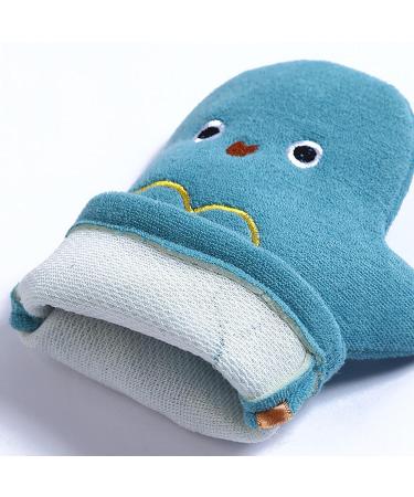 Toddler Bath Mittens - Plush Children's Toiletries Set Infant Shower Range | 9.84x5.51x0.39In Helps Wash Sensitive Skin Fun Bath Time Adorable - Buy Online on GoSupps.com