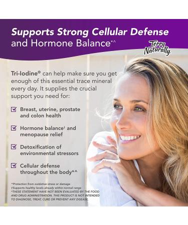 Terry Naturally Tri-Iodine 3 mg - 90 Capsules for Thyroid Support & Wellness - Buy Online on GoSupps.com